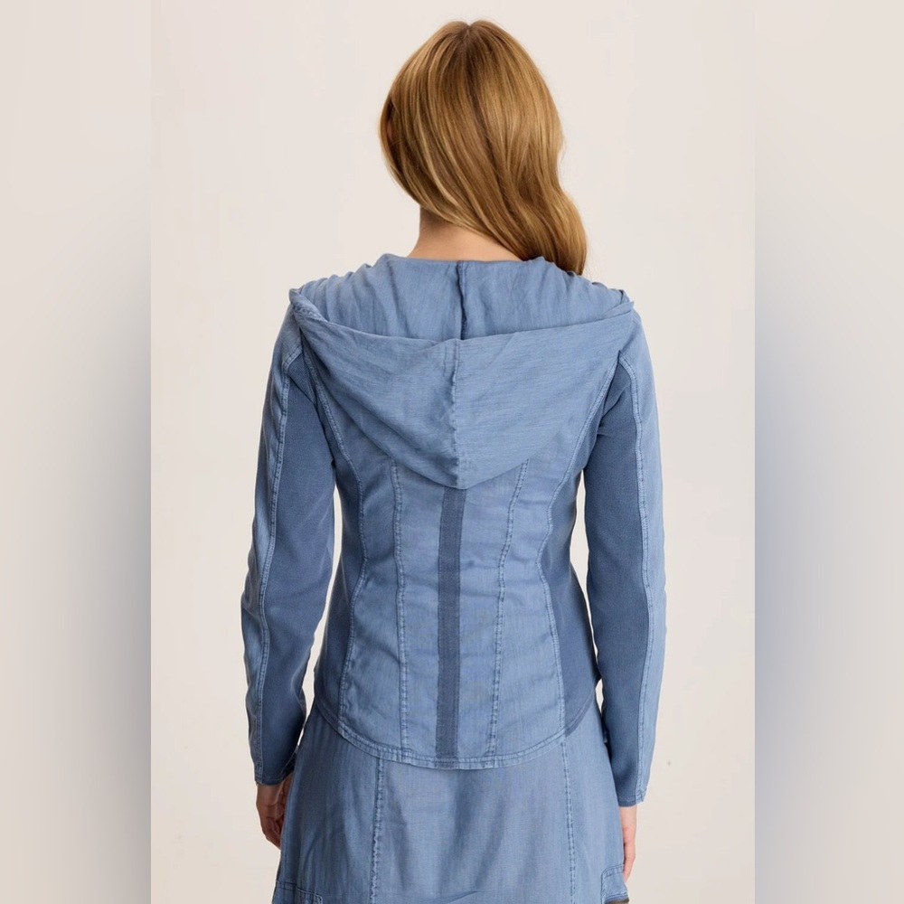 XCVI $159 BALVINO LINEN RUCHED CORD - Picture 3 of 6